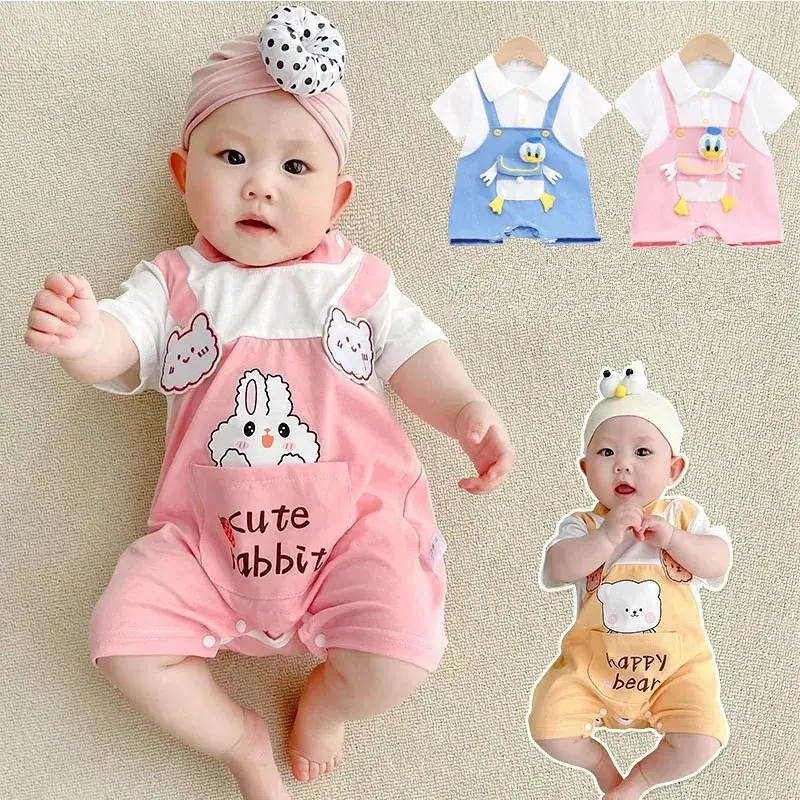 Newborn Baby Fart Coat Orange Polka Dot Shorts Set - Image 12