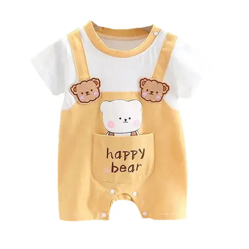 Newborn Baby Fart Coat Orange Polka Dot Shorts Set - Image 15