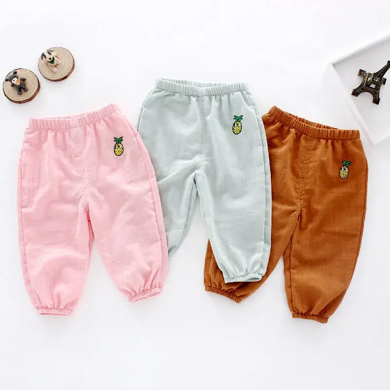 Western Style Striped Baby Pants Boys Girls Summer - Image 17