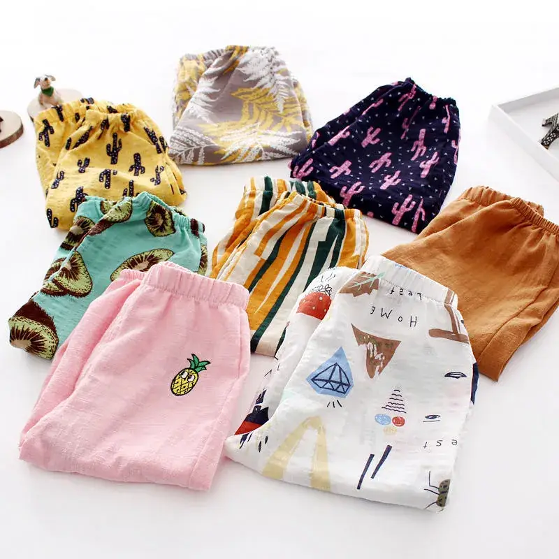 Western Style Striped Baby Pants Boys Girls Summer - Image 18