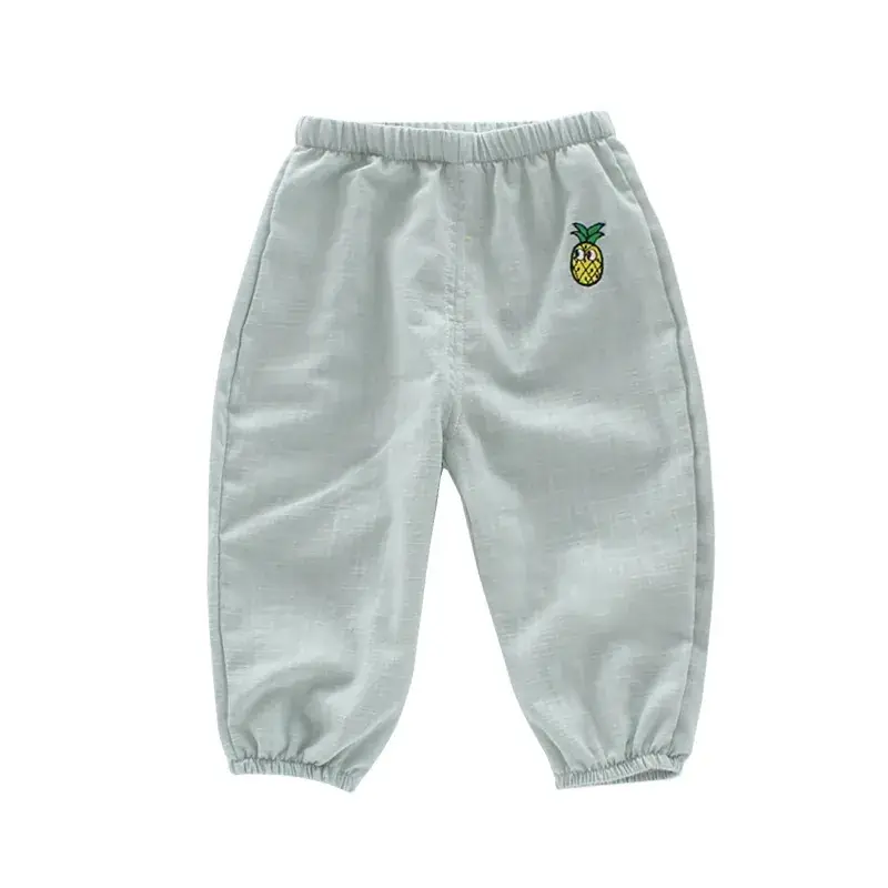 Western Style Striped Baby Pants Boys Girls Summer - Image 20