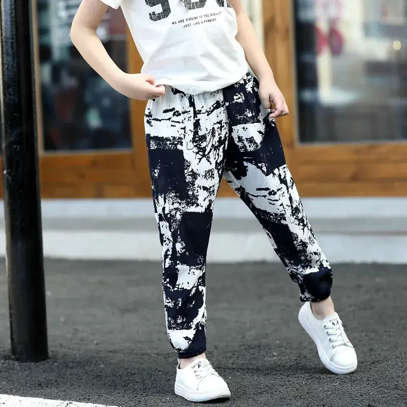 Western Style Striped Baby Pants Boys Girls Summer - Image 11
