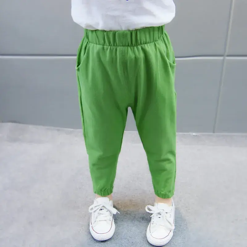 Western Style Striped Baby Pants Boys Girls Summer - Image 14