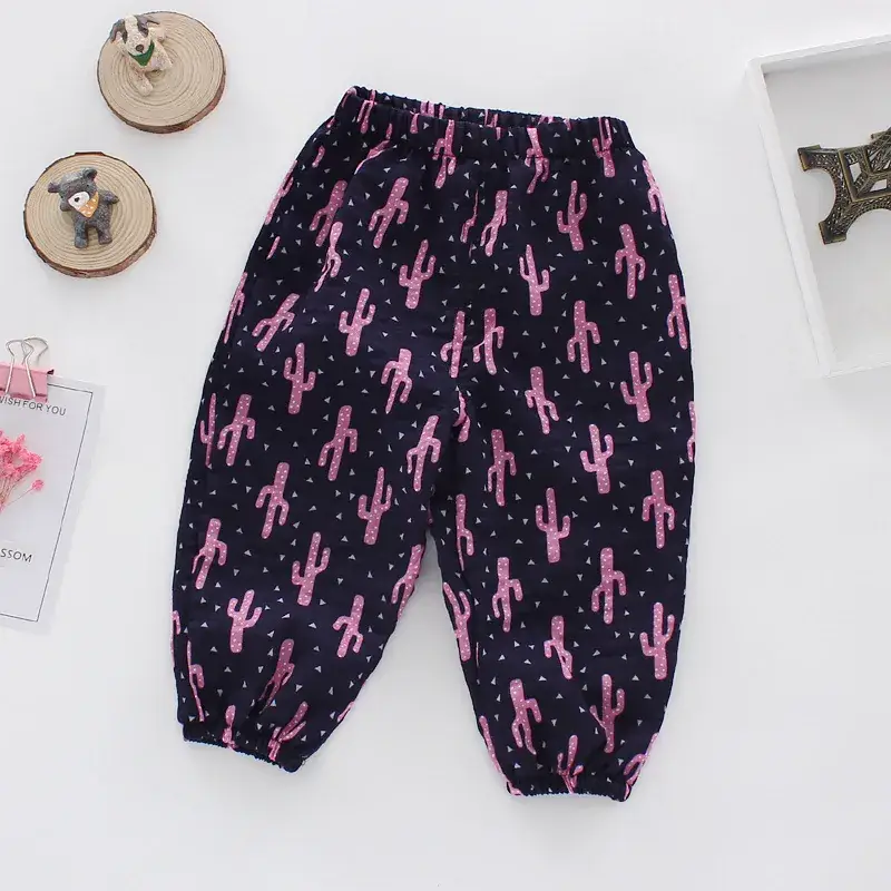 Western Style Striped Baby Pants Boys Girls Summer - Image 2