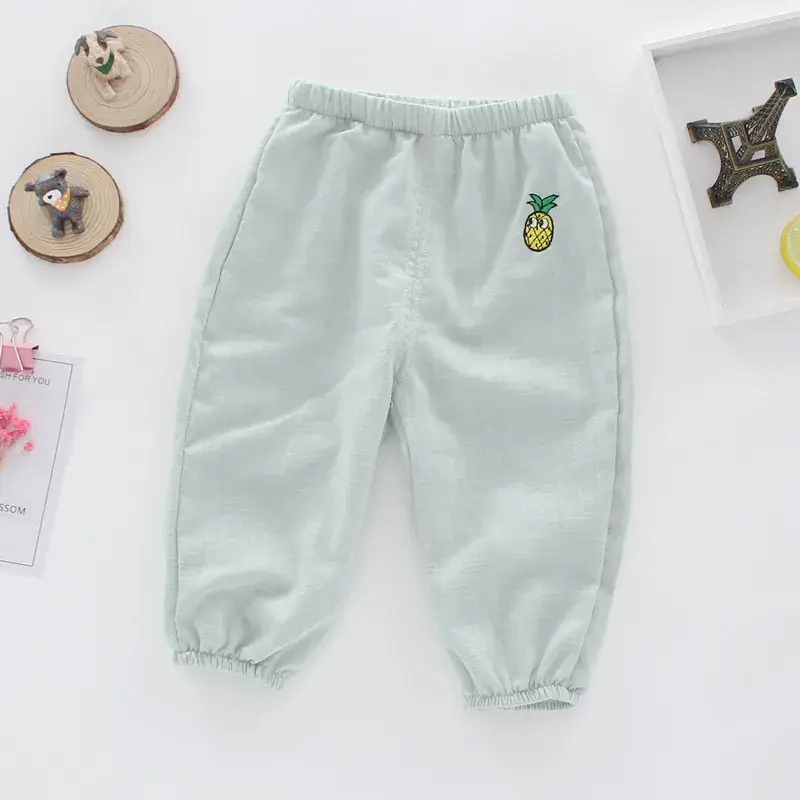Western Style Striped Baby Pants Boys Girls Summer - Image 8