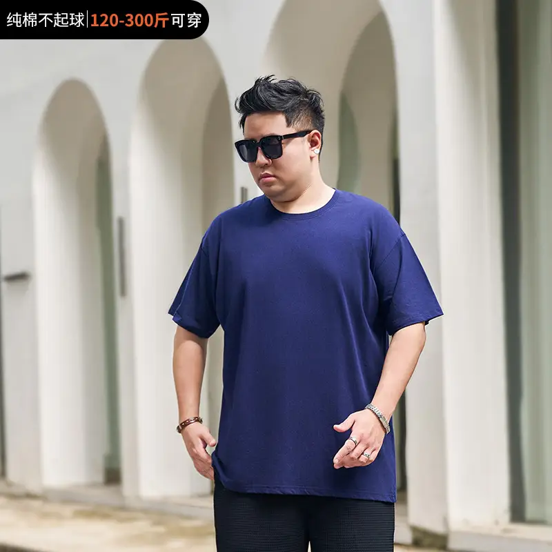 Men Navy Blue Fatty Fatty T-Shirt Large - Image 4