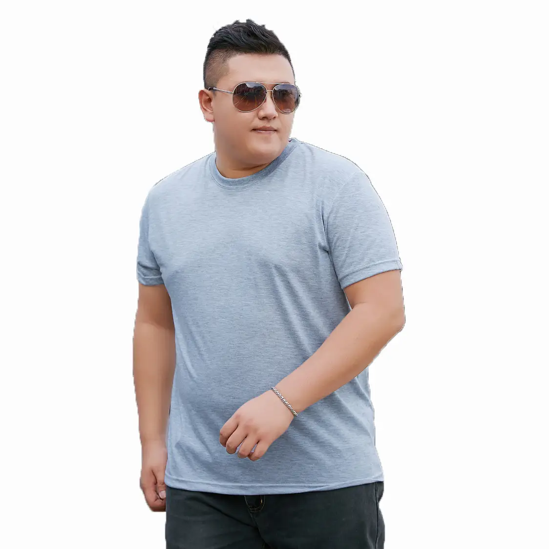 Men Navy Blue Fatty Fatty T-Shirt Large - Image 9