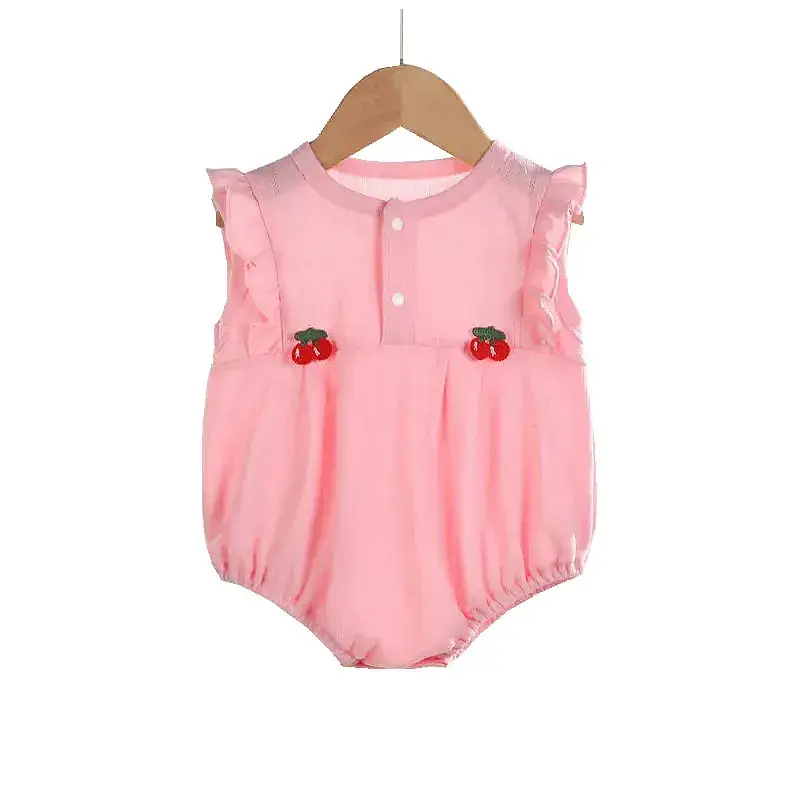 Baby Girl Princess One-Piece Romper Yellow Triangle Design - Image 7