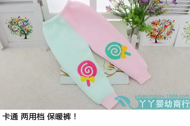 Children Thermal Underwear Set Pink Blue 3Yrs Spring Autumn — feature 17