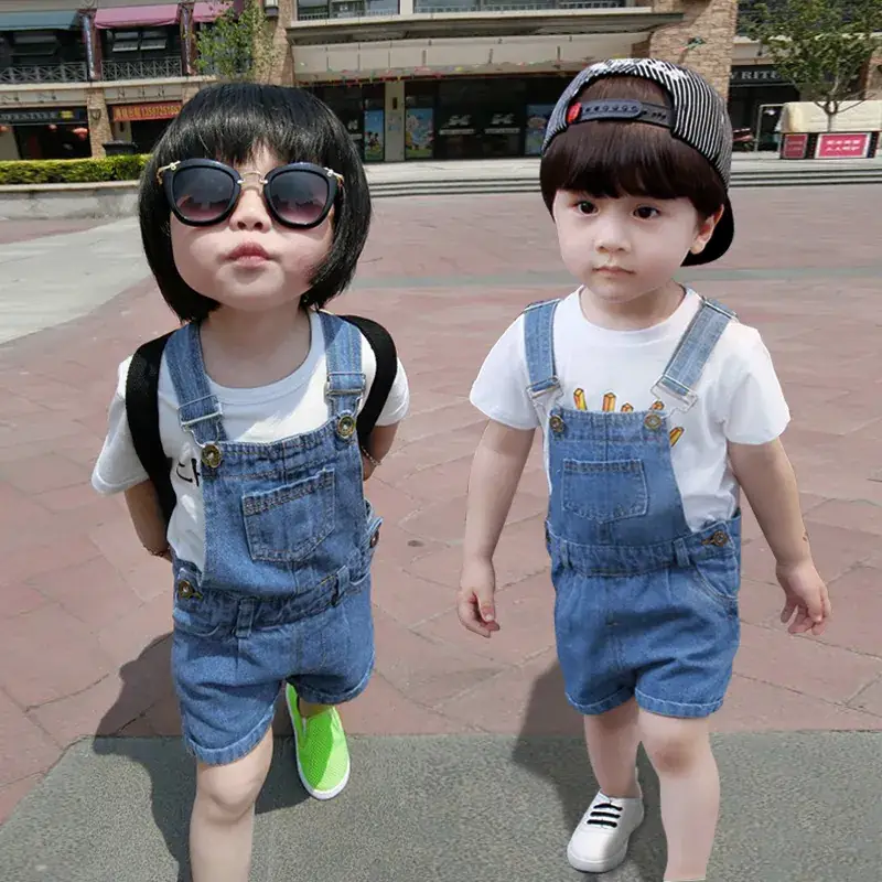 Baby Denim Overalls Set for Girls Summer Casual Wear - Image 5