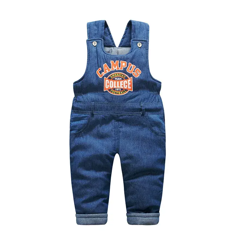 Baby's Fleece Lined Camouflage Overalls Blue - Image 7