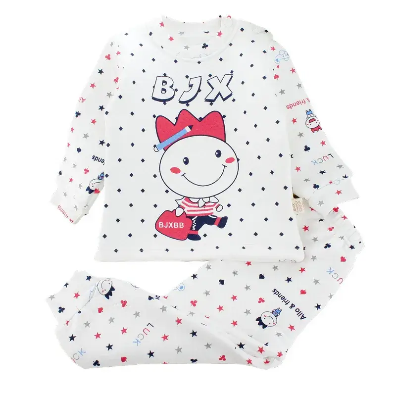 Fleece Lined Baby Underwear Set for Boys Girls