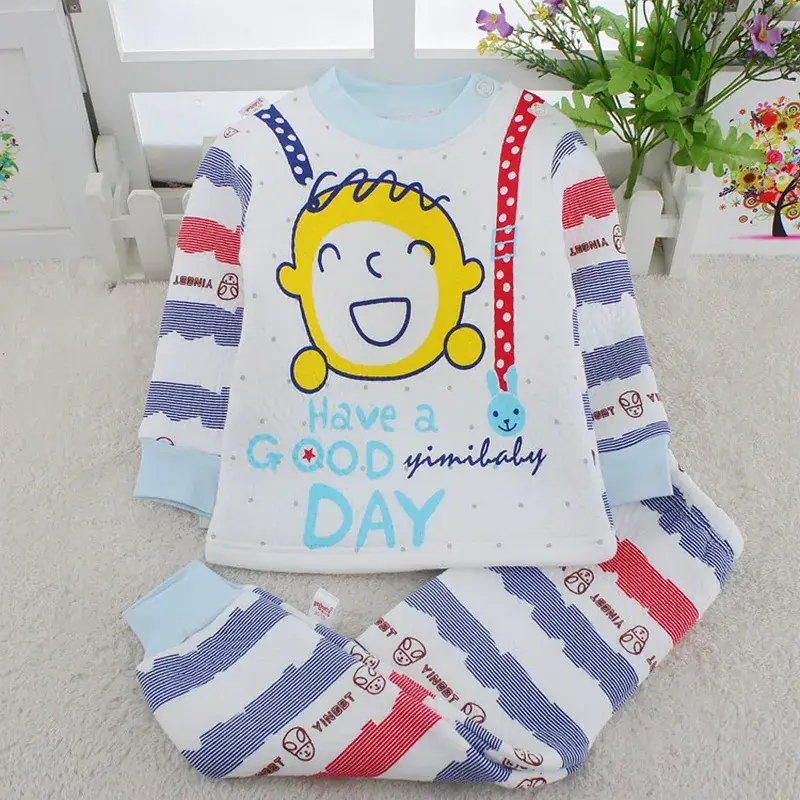 Fleece Lined Baby Underwear Set for Boys Girls