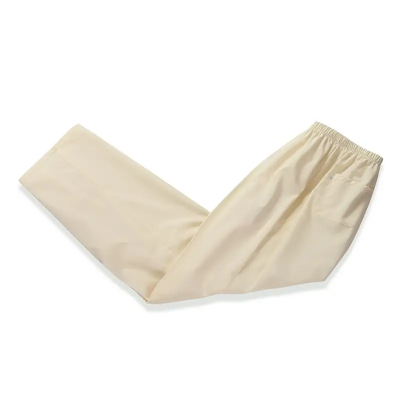 Men's Chinese-style Ruyi Pants Cream Loose Summer Wear — feature 10