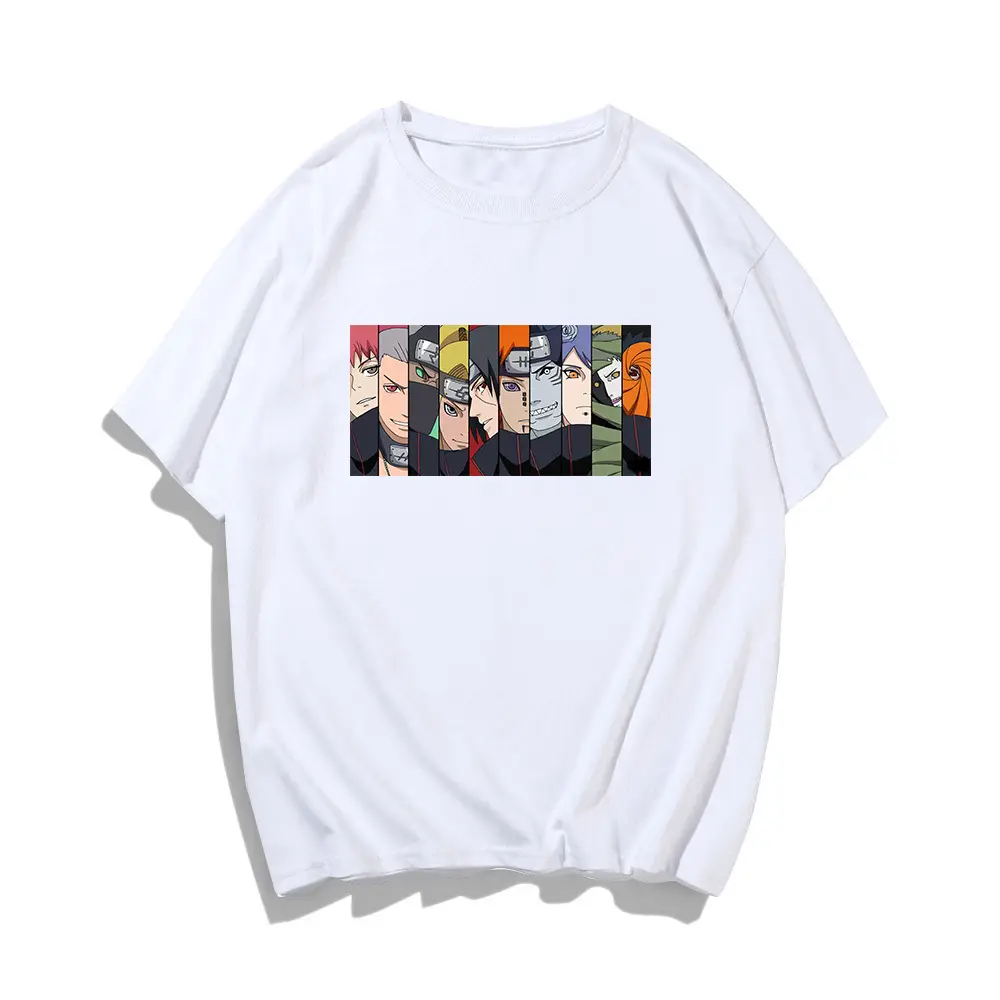 Naruto Cartoon T-Shirt Men Women Summer Pure Cotton - Image 11