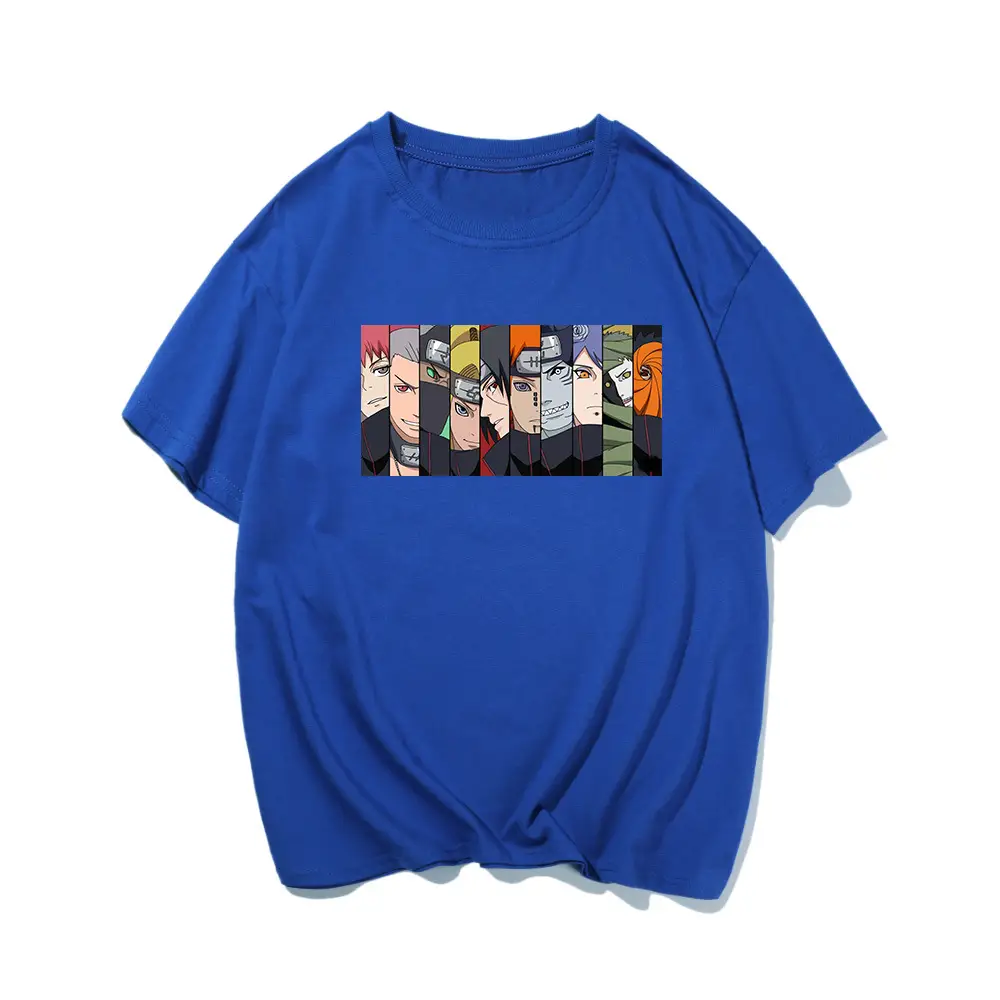 Naruto Cartoon T-Shirt Men Women Summer Pure Cotton - Image 13