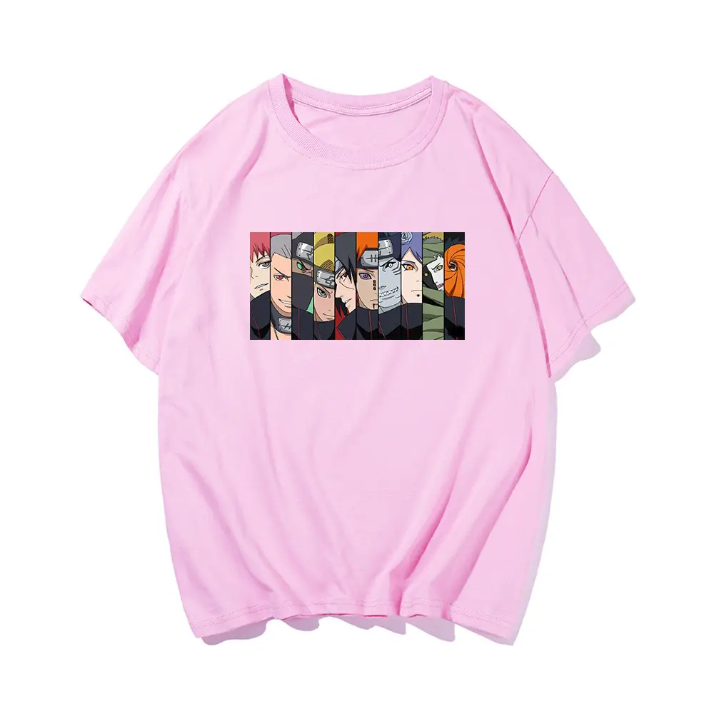 Naruto Cartoon T-Shirt Men Women Summer Pure Cotton - Image 10