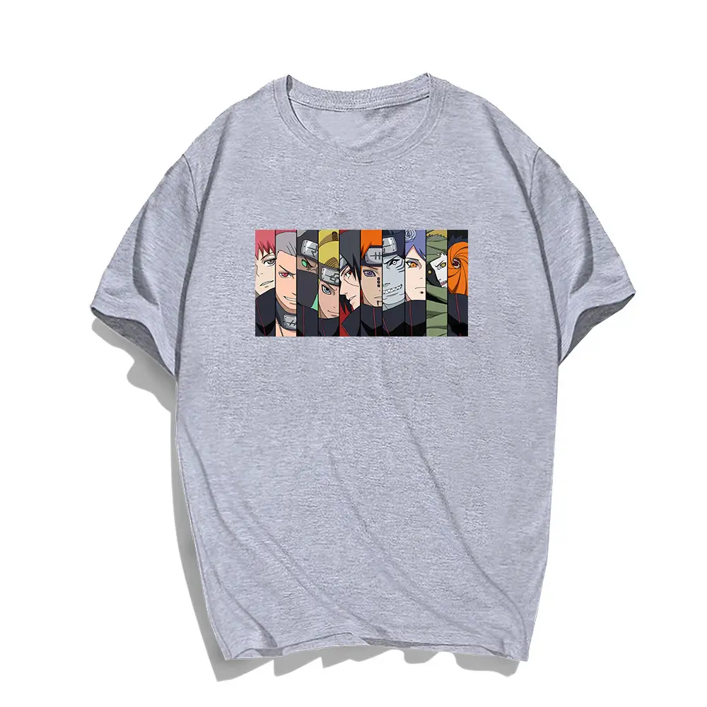 Naruto Cartoon T-Shirt Men Women Summer Pure Cotton - Image 4