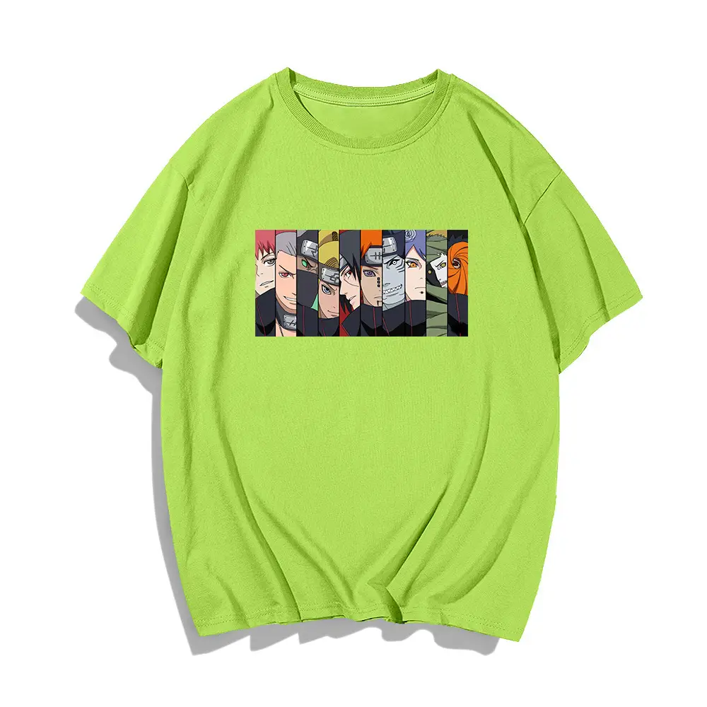 Naruto Cartoon T-Shirt Men Women Summer Pure Cotton - Image 5