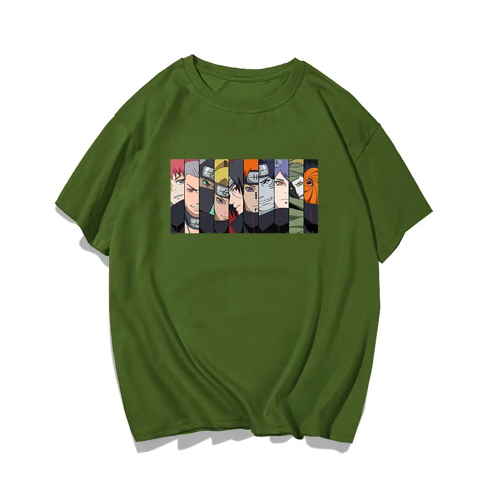 Naruto Cartoon T-Shirt Men Women Summer Pure Cotton - Image 6