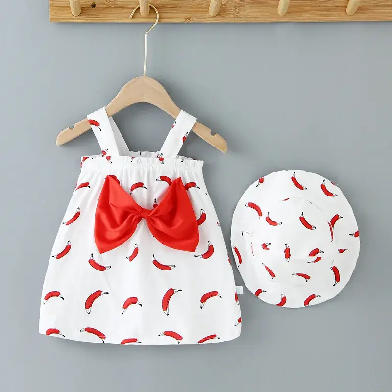 Polka Dot Strap Dress for Girls Summer Wear - Image 3