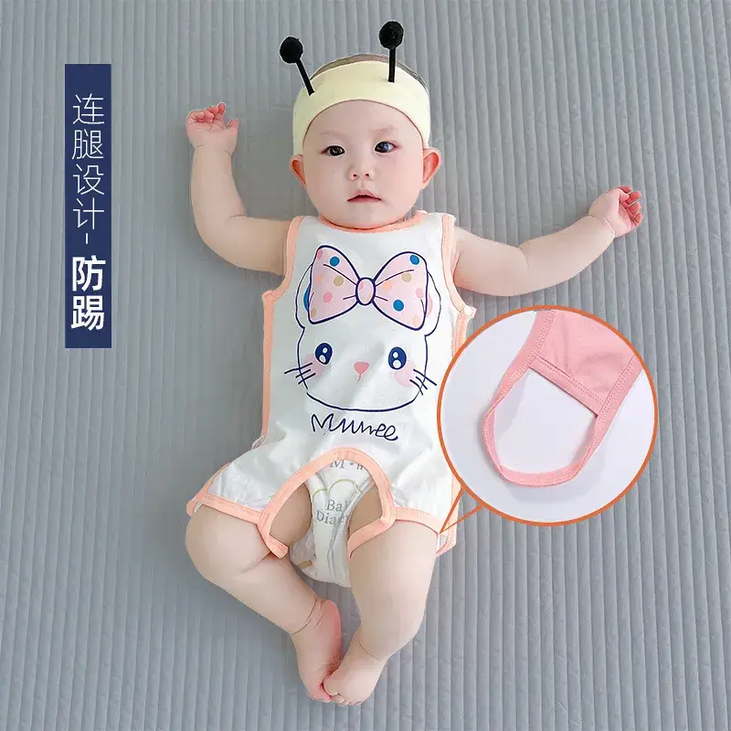 Baby Belly Protector with Cute Cat Design - Image 4