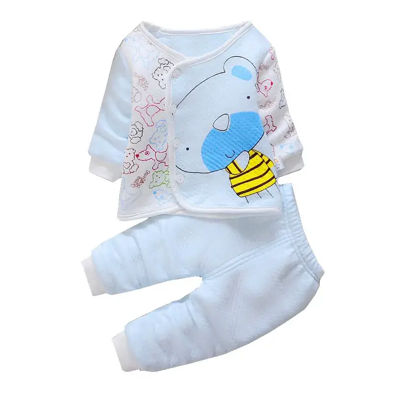 Baby Fleece Warm Set Newborn Cardigan Spring Autumn - Image 8