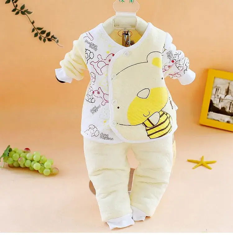Baby Fleece Warm Set Newborn Cardigan Spring Autumn — feature 3