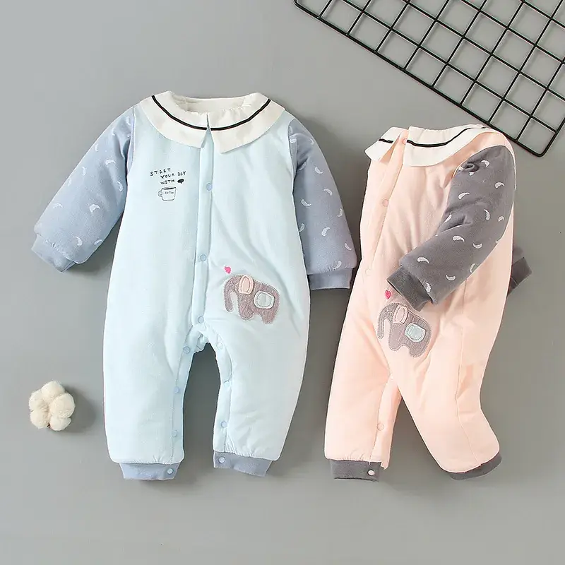 Big Red Baby Jumpsuit Cotton Newborn Crawling Clothes - Image 6