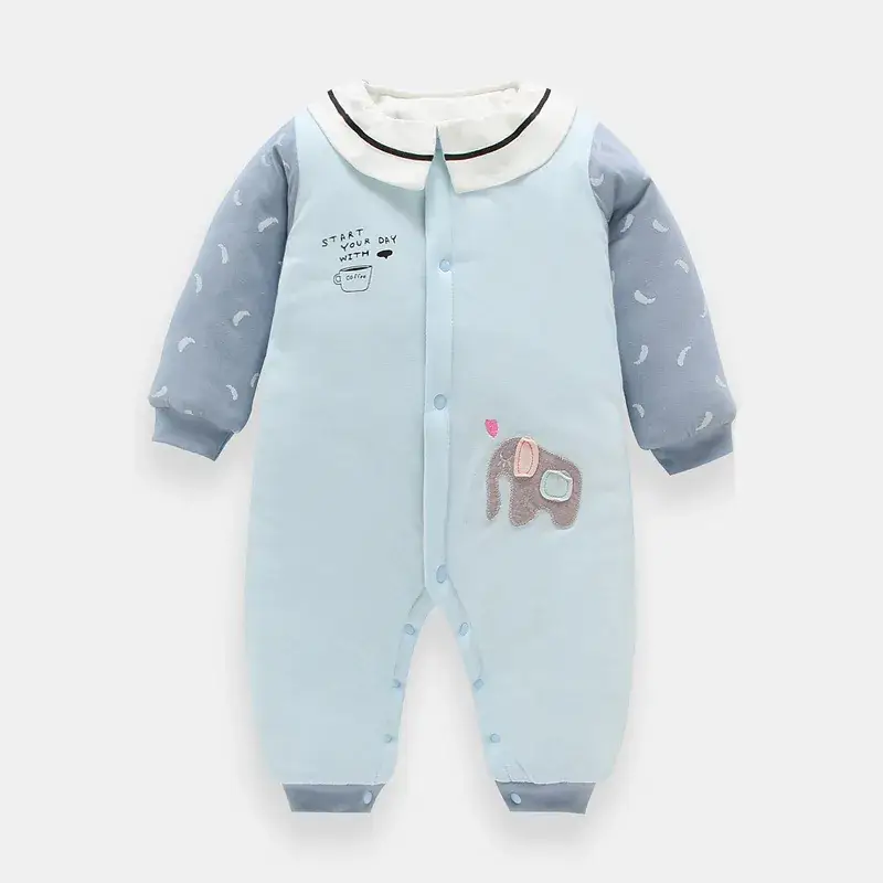 Big Red Baby Jumpsuit Cotton Newborn Crawling Clothes - Image 4