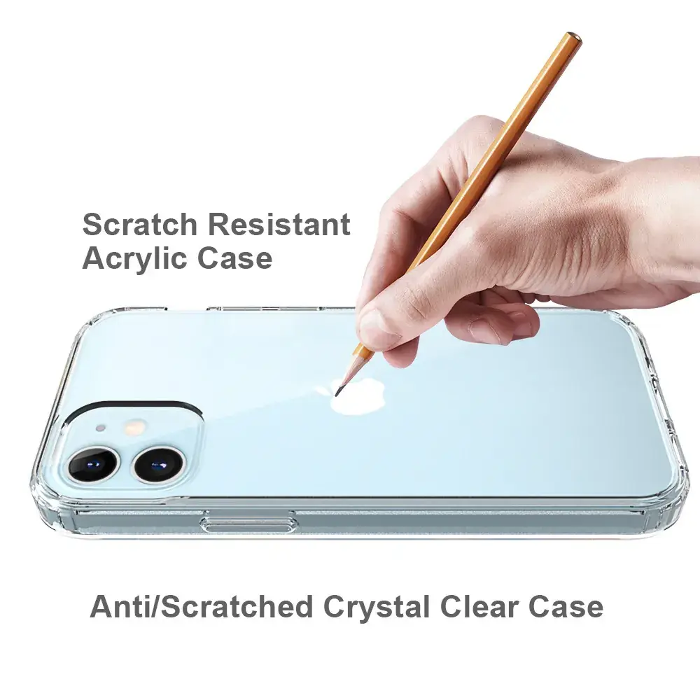 Transparent iPhone 17 Pro Max Anti-Drop Acrylic Case