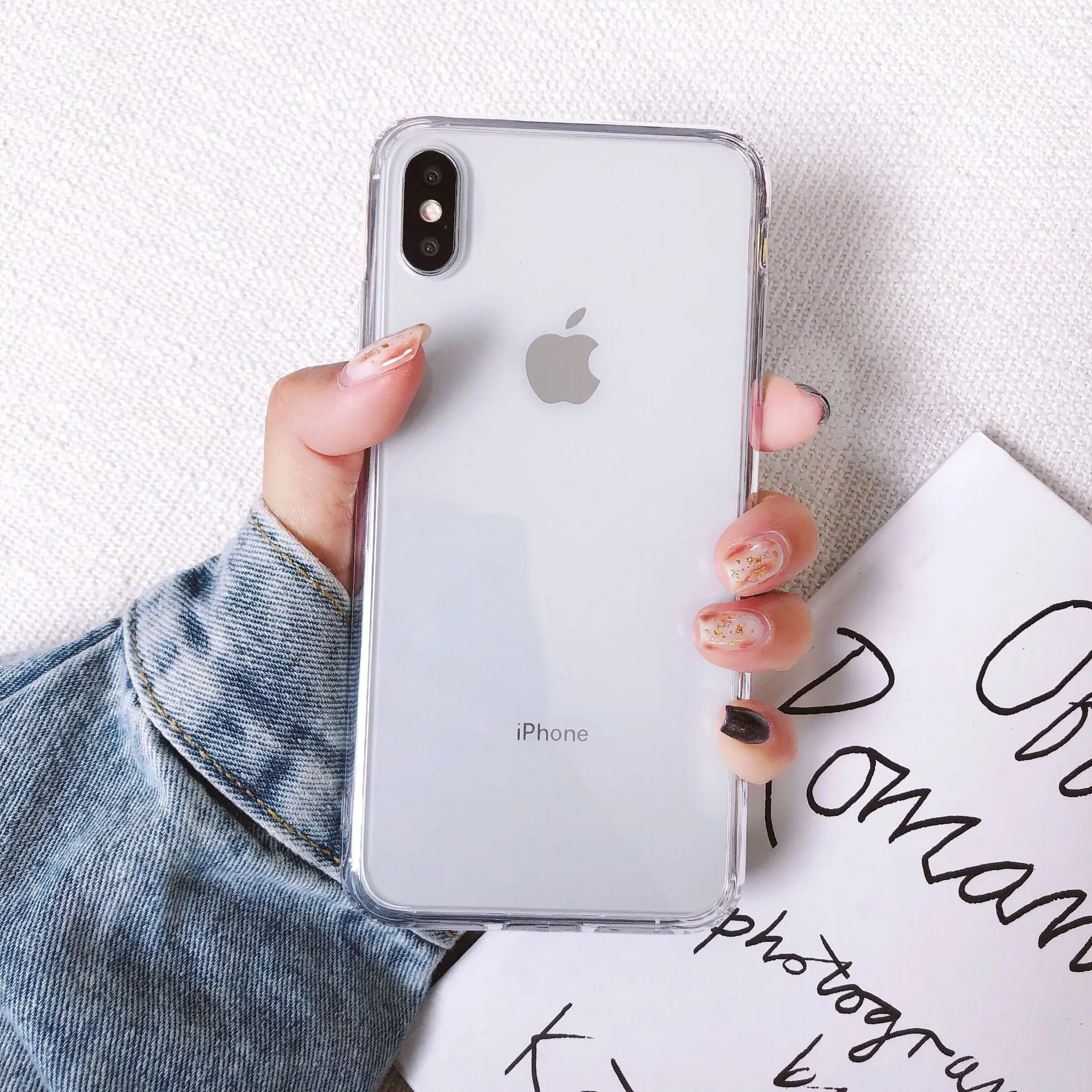 Transparent iPhone 17 Pro Max Anti-Drop Acrylic Case — feature 28