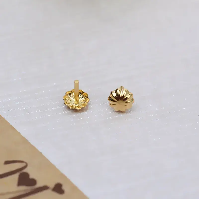 DIY Gold Plated Pearl & Flower Accessory Set - Image 2