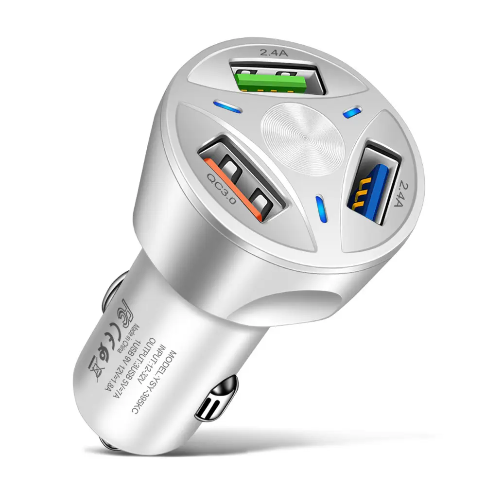 3 USB Fast Car Charger QC3.0 Multi Port - Image 6
