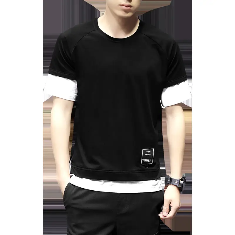 Men's White Short-Sleeve T-Shirt National Fashion - Image 9