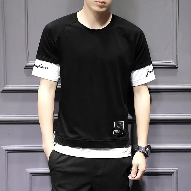 Men's White Short-Sleeve T-Shirt National Fashion - Image 2