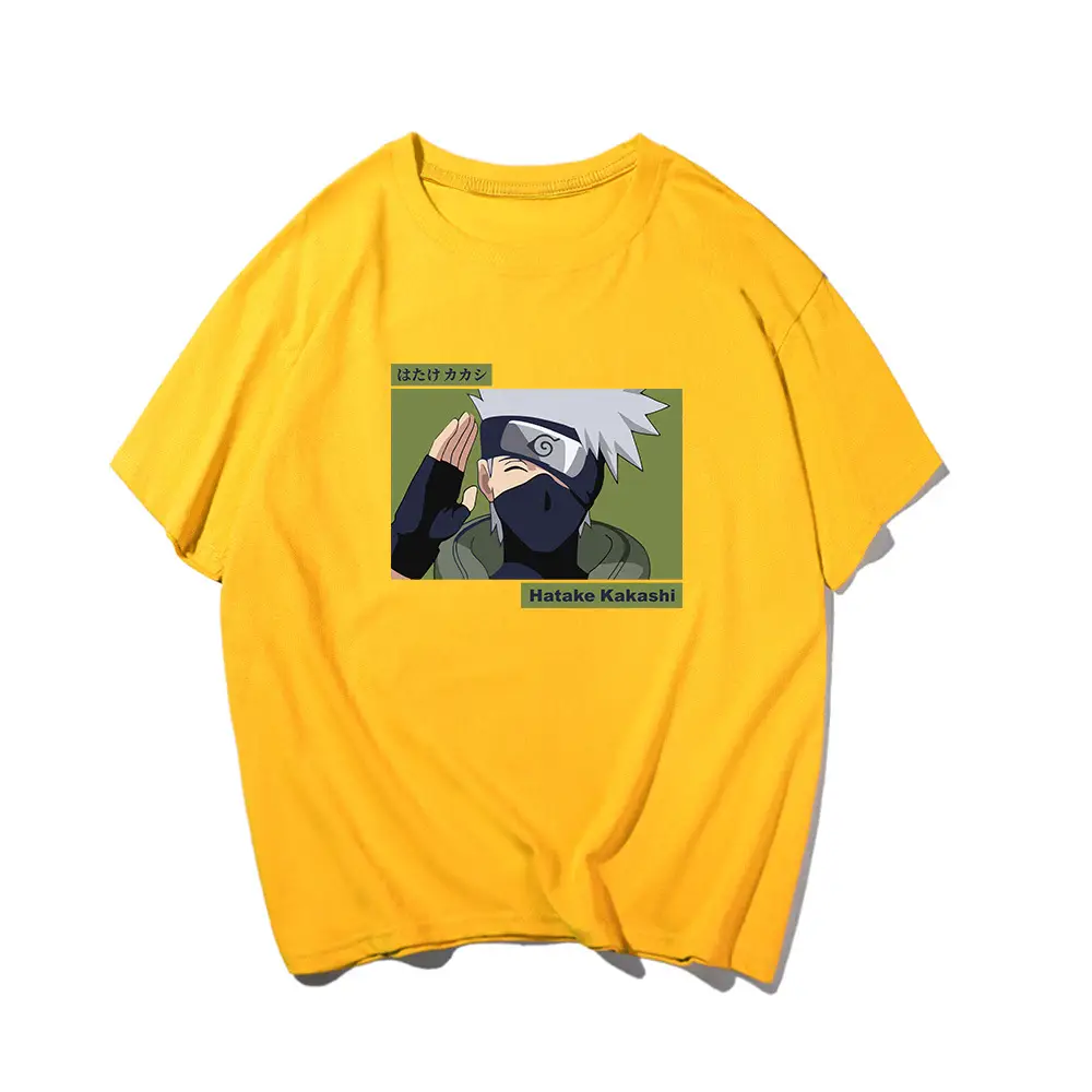 Naruto Graphic T-Shirt White Cotton Men Women Teenager - Image 14