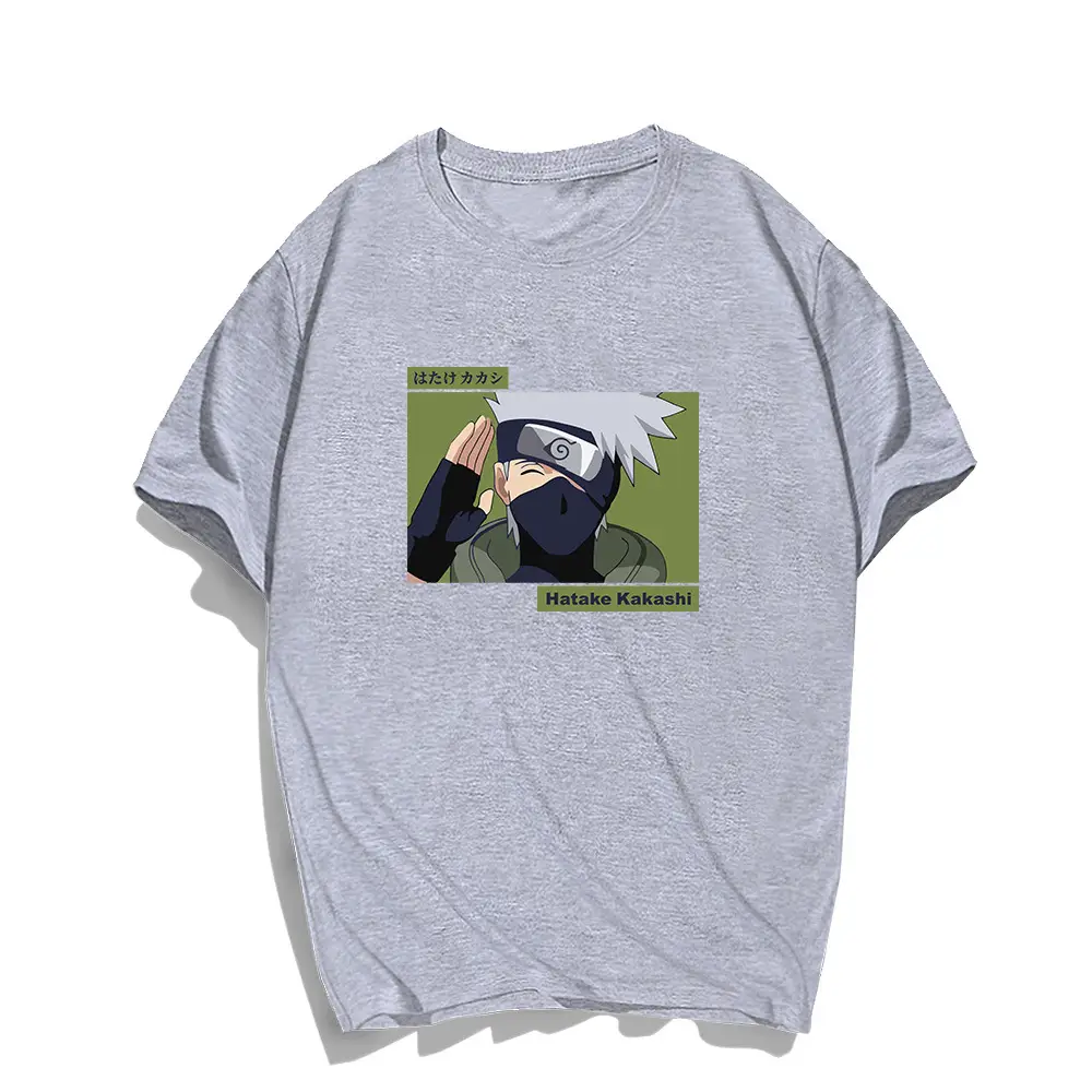 Naruto Graphic T-Shirt White Cotton Men Women Teenager - Image 4