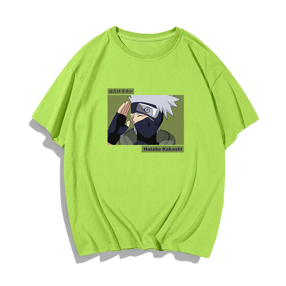 Naruto Graphic T-Shirt White Cotton Men Women Teenager - Image 5