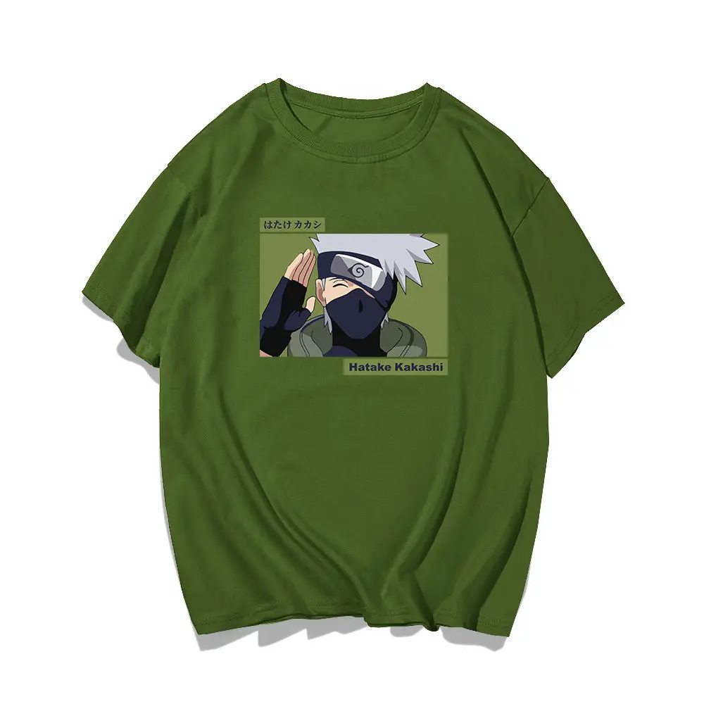 Naruto Graphic T-Shirt White Cotton Men Women Teenager - Image 6