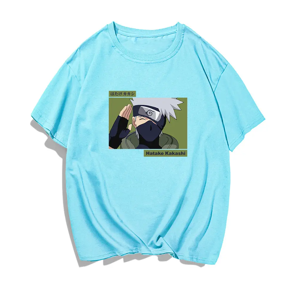 Naruto Graphic T-Shirt White Cotton Men Women Teenager - Image 8