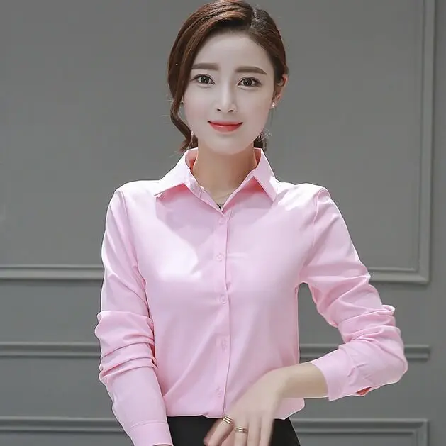 Plus Size Korean Style Black Shirt for Women - Image 8