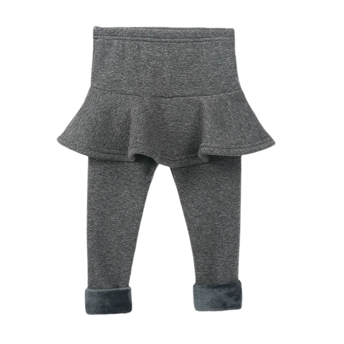 Girls' Fleece Lined Black Leggings Spring Summer 2022 - Image 17
