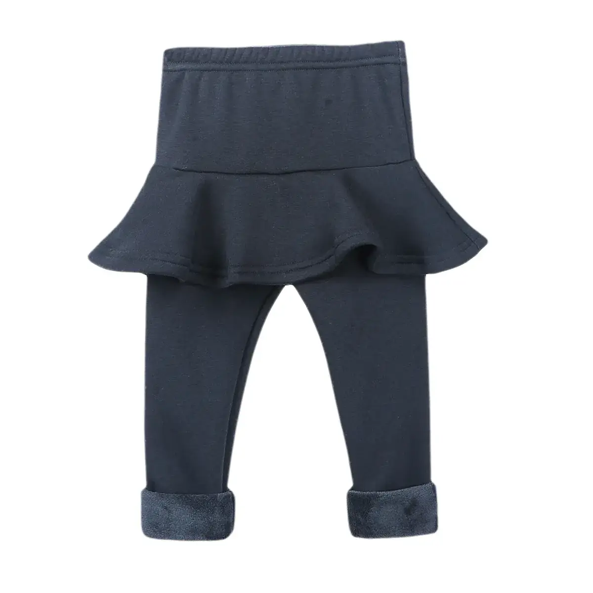 Girls' Fleece Lined Black Leggings Spring Summer 2022 - Image 18
