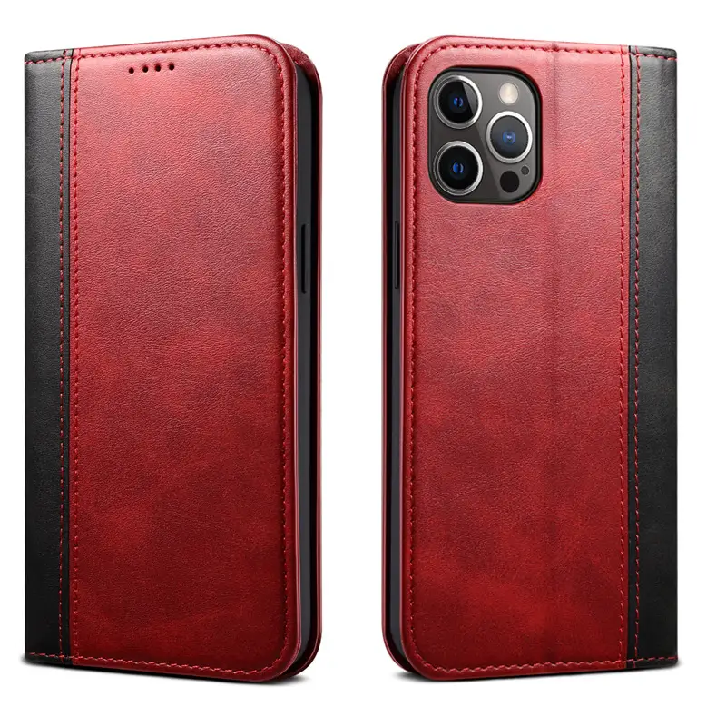 Leather Flip Phone Case for Apple iPhone 17