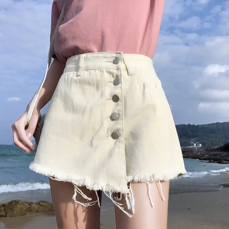 Women High Waist Denim Shorts Summer 2021 - Image 7