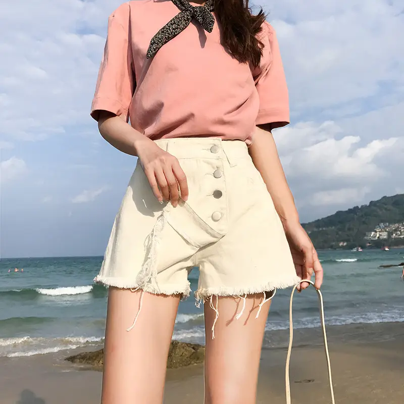 Women High Waist Denim Shorts Summer 2021 - Image 8