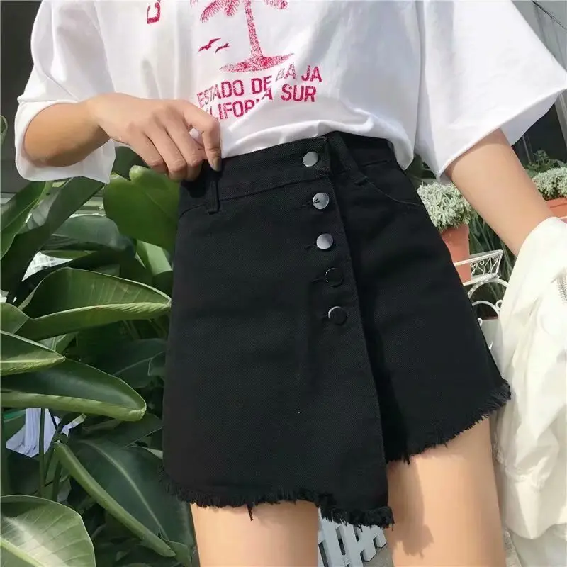 Women High Waist Denim Shorts Summer 2021 - Image 2