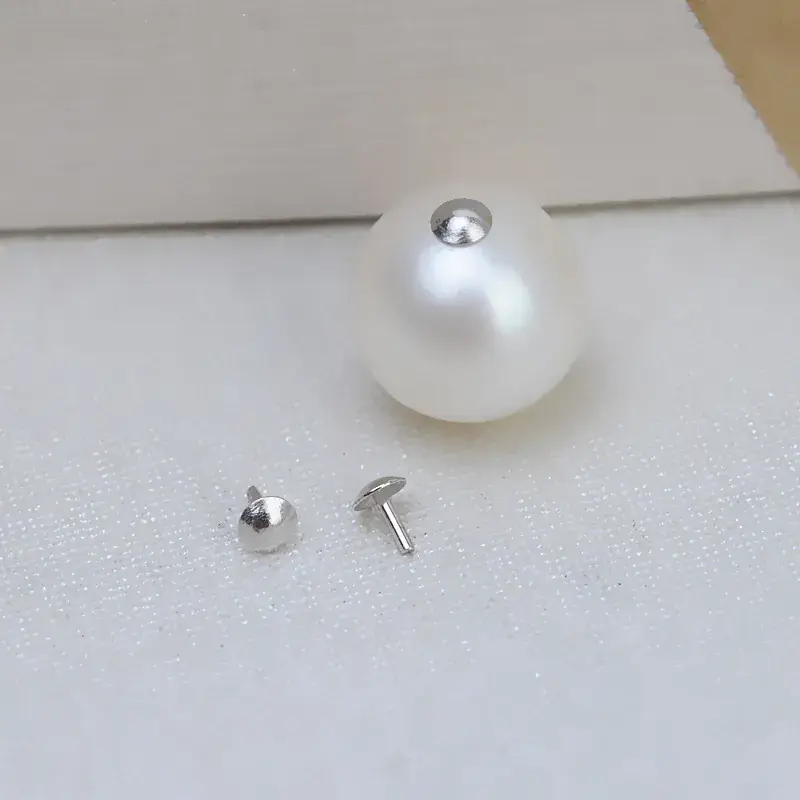 DIY Pearl Accessories Set White Gold Rose Gold Plated - Image 2