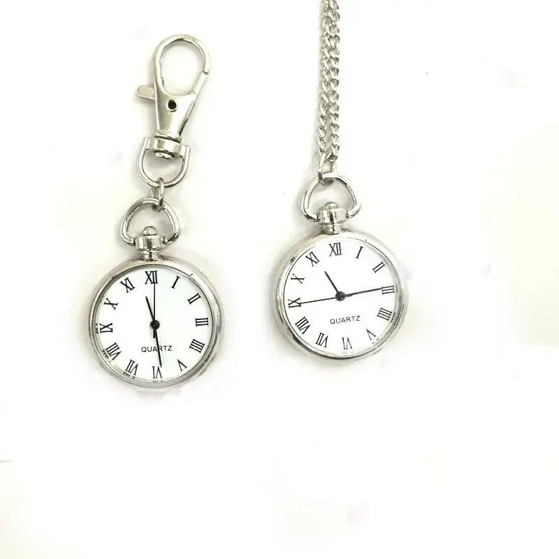Hanging Chain Pocket Watch Roman Design Single Buckle Watch - Image 3